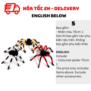 Nhện Và Mạng Nhện Trang Trí Halloween BBHL143