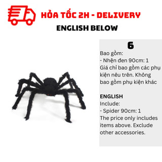 Nhện Và Mạng Nhện Trang Trí Halloween BBHL143