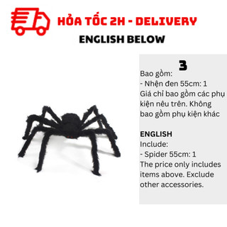 Nhện Và Mạng Nhện Trang Trí Halloween BBHL143