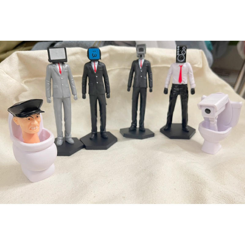 Bộ Đồ Chơi Mô Hình Nhân Vật SKIBIDI TOILET 7-15cm