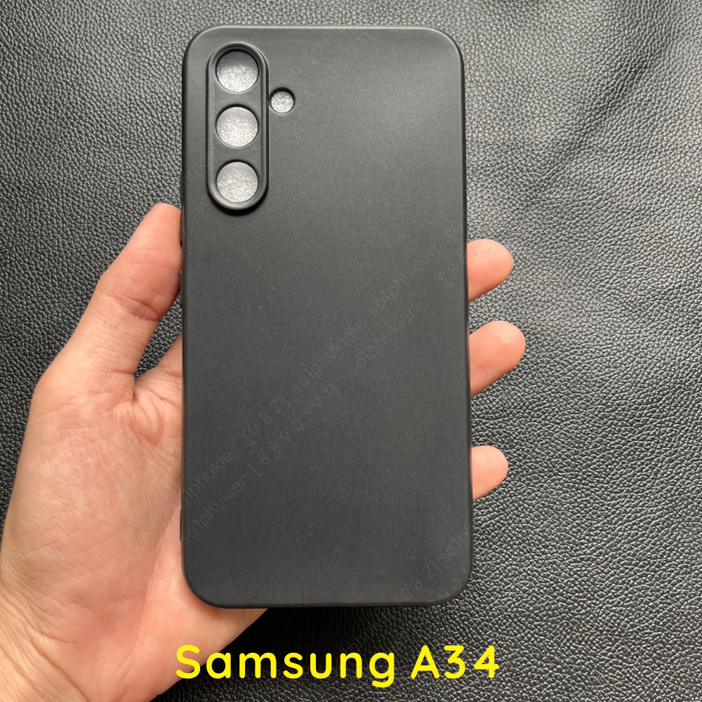 Ốp lưng Samsung A24/ A34/ A54 dẻo đen bảo vệ cam cao cấp, bền đẹp