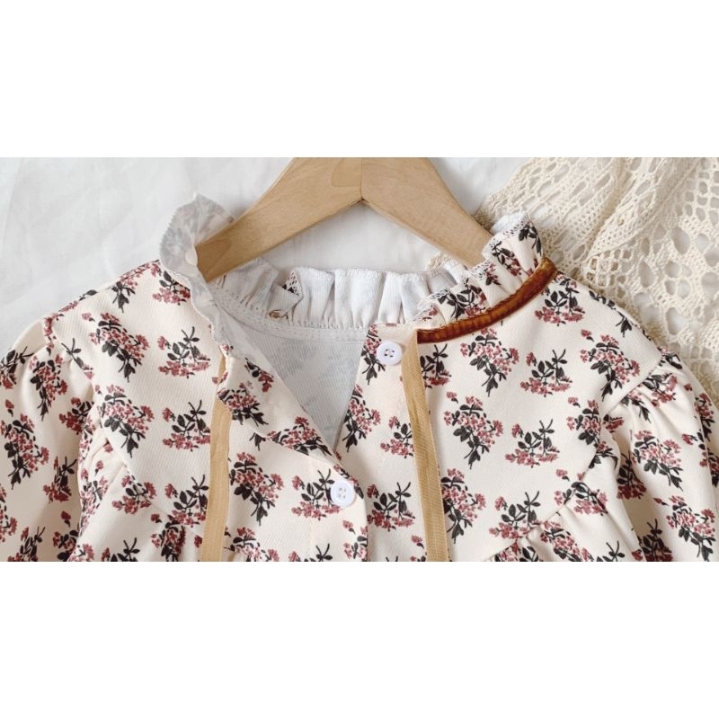 Váy dài tay bé gái 🍓 Hàng QCCC🍓 Váy chất nhung text bé gái size 80-130