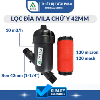 Lọc đĩa IVILA chữ Y 42mm , Lọc đĩa chữ Y phi 42, Lọc nước tưới cây, lọc cặn rác dùng trong hệ thống tưới