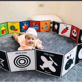 Bộ thẻ gấp kích thích thị giác cho bé