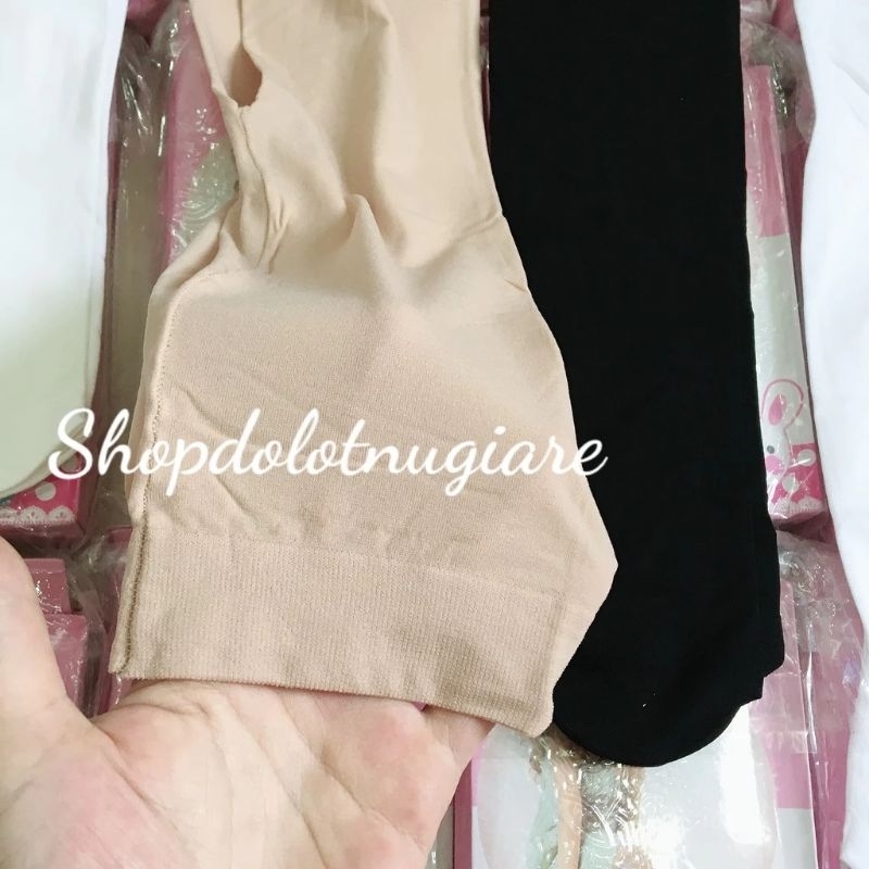 Quần tất cho bé gái mặc thu đông dày vừa 3 màu da, đen, trắng