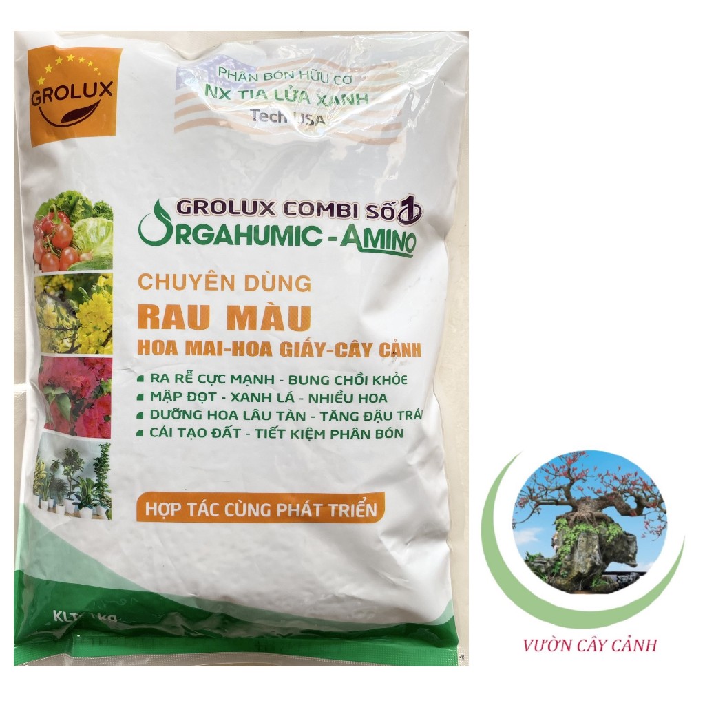 Grolux Combi Số 1 Organic-Amino Phân Bón Hữu Cơ - #207A# 1kg