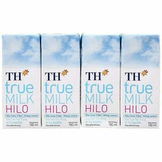 Lốc sữa TH true milk Hilo 180ml