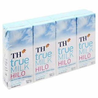 Lốc sữa TH true milk Hilo 180ml
