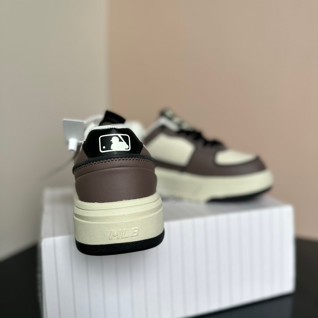 Giày thể thao sneaker mlb liner nâu mẫu mới, mlb liner ny đen nâu mlb liner basic new york