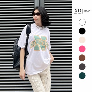 Áo thun nam The Xide hình in mã 60 form rộng chất cotton 2 chiều định lượng 250gr co giãn