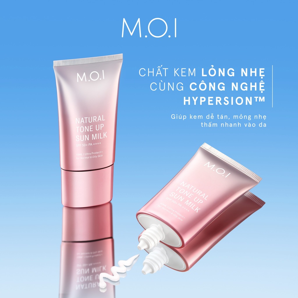 Kem chống nắng M.O.I Natural Tone Sun Milk SPF50+ PA++++
