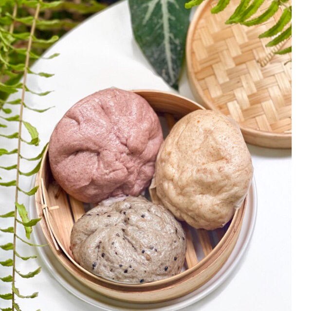 Bánh Bao Nguyên Cám Healthy Onion.Diet Nhân Gà Nấm Thơm Ngon Bánh Ăn Kiêng Giảm Cân