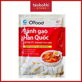 Bánh gạo topokki Hàn Quốc O'Food (không gia vị)