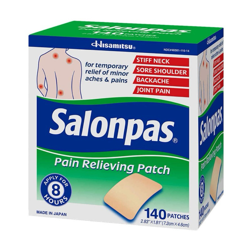 20 miếng dán Salonpas nhập Mỹ