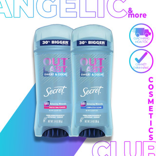 (AUTH) Lăn khử mùi nữ dạng gel ngăn tiết mồ hôi Secret Outlast Sweat&Odor 48h 30% Bigger 96G (CÓ SẴN)