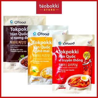 Bánh gạo Topokki Hàn Quốc O'Food 140g