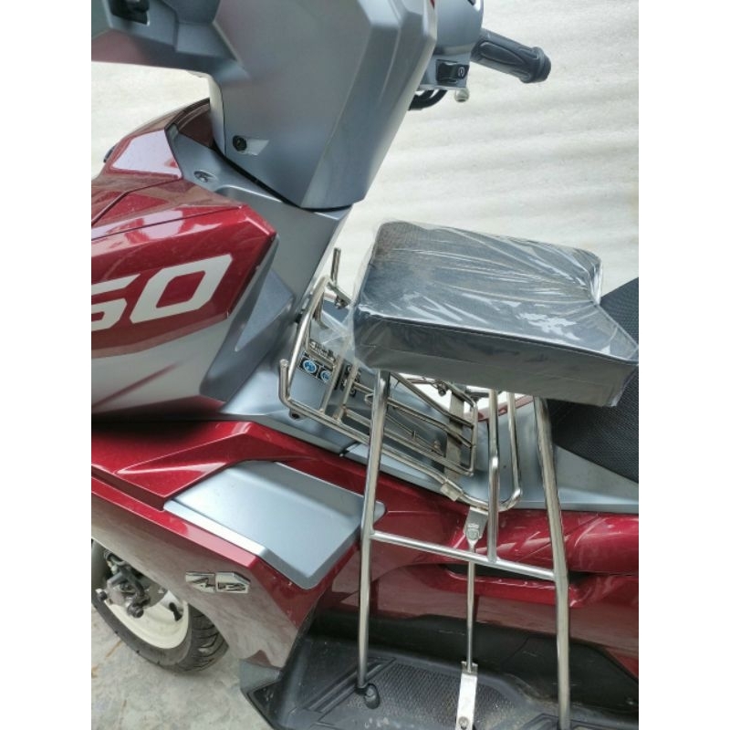 Ghế Inox Ngồi Xe Máy Cho Bé Các Loại Xe Không Có Vòng ,Ghế Đôn Xe Máy