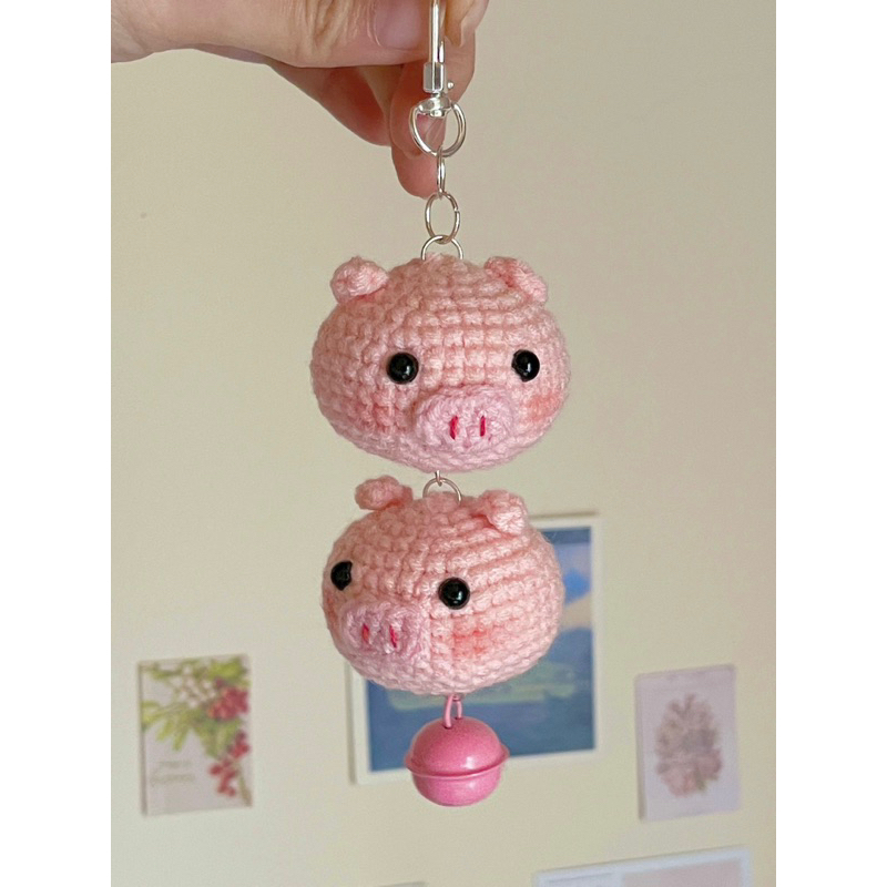 Móc khoá heo con đáng yêu by Minet