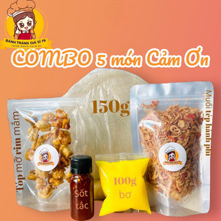 COMBO ĐỦ VỊ 5 MÓN TẶNG KÈM BƠ BÉO TRỨNG GÀ