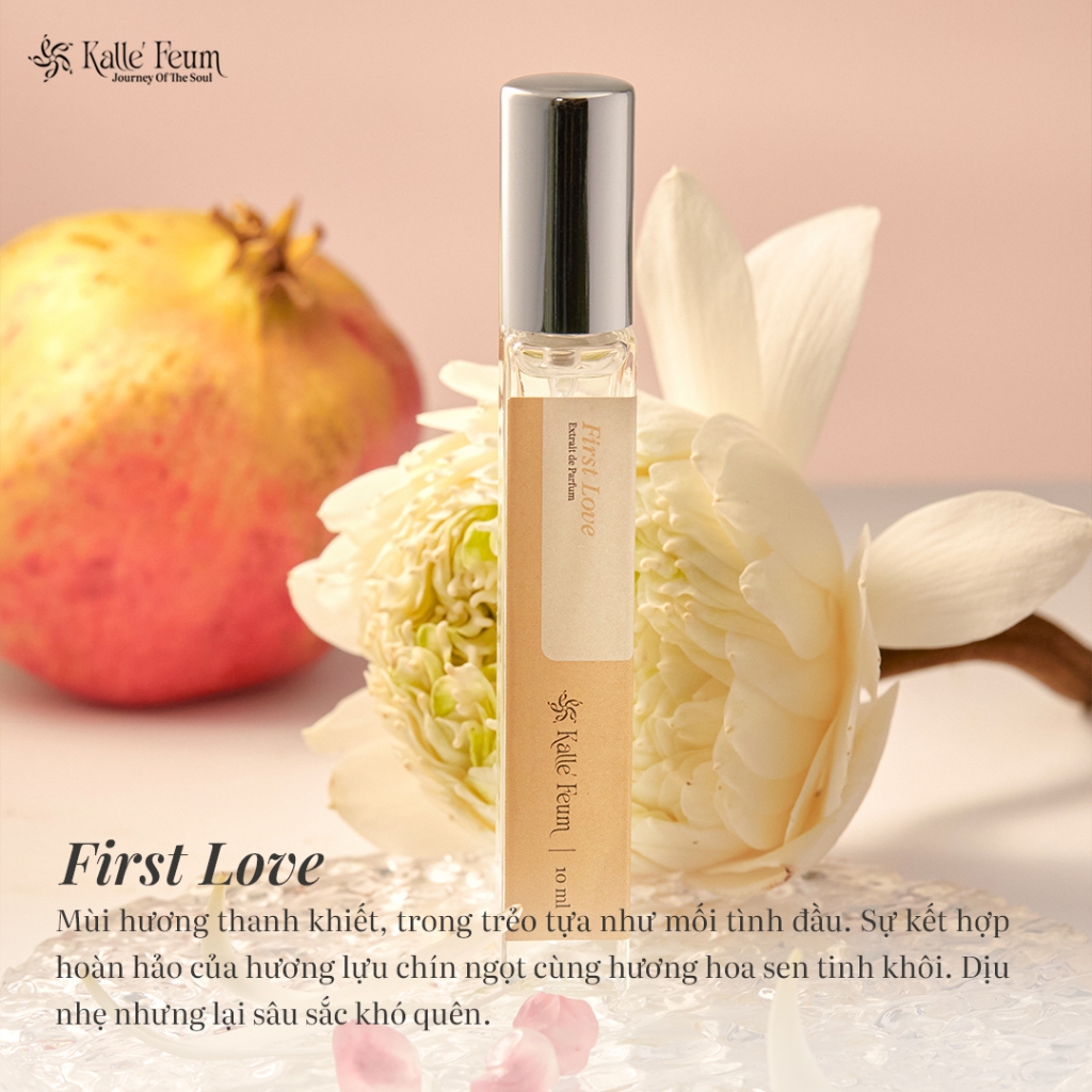 Tinh Dầu Nước Hoa Nữ FIRST LOVE Mùi Hương Dịu Dàng,Trong Sáng Dạng Xịt | Kalle' Feum