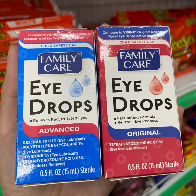 Nước nhỏ mắt Family Care đỏ mắt dị ứng 15ml