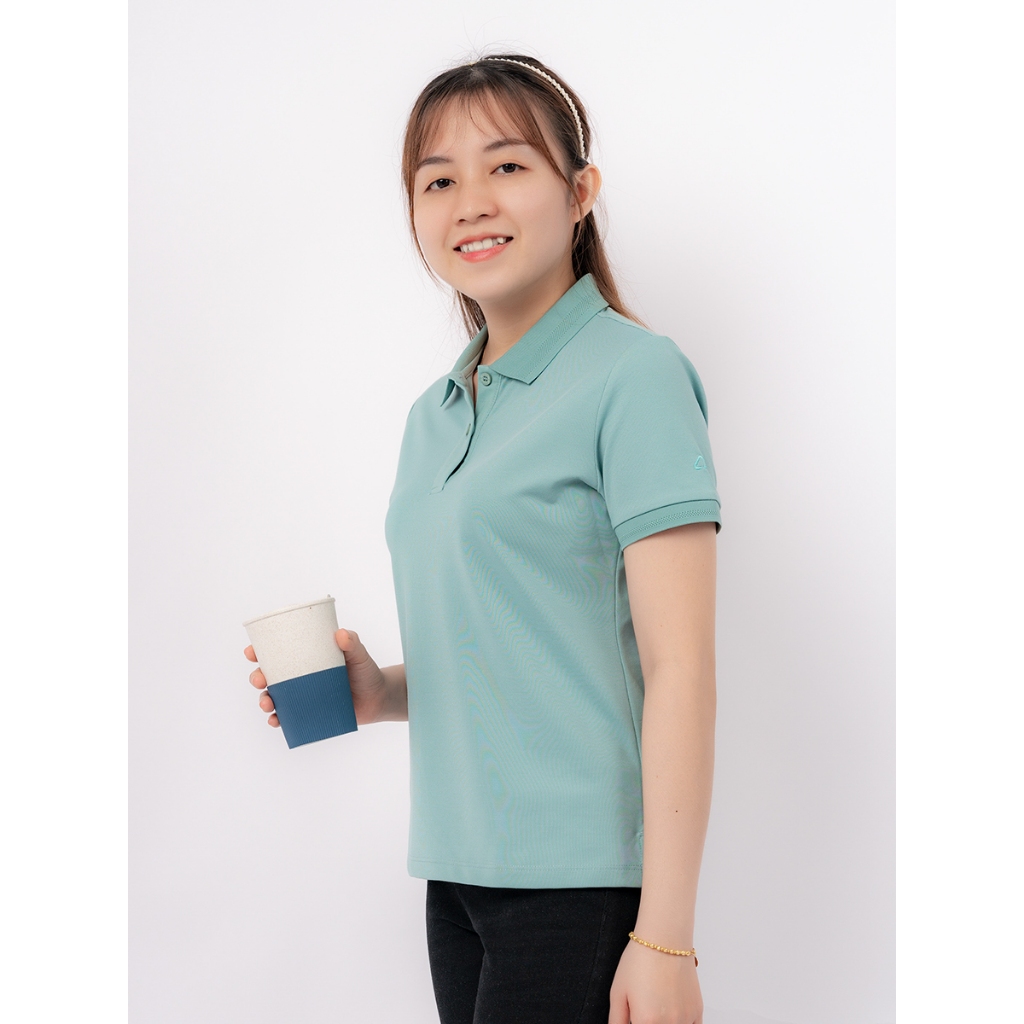 Áo Polo vải Cotton cá sâu thanh lịch, sang trọng cho nữ - Thương hiệu AMAX