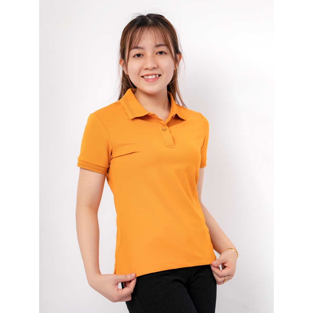 Áo Polo vải Cotton cá sâu thanh lịch, sang trọng cho nữ - Thương hiệu AMAX