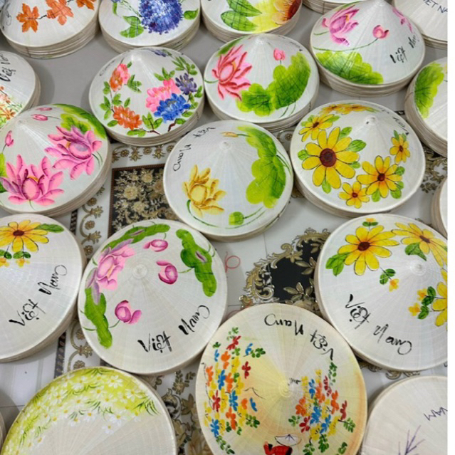 Combo 3 nón hoạ tiết hoa bất kì