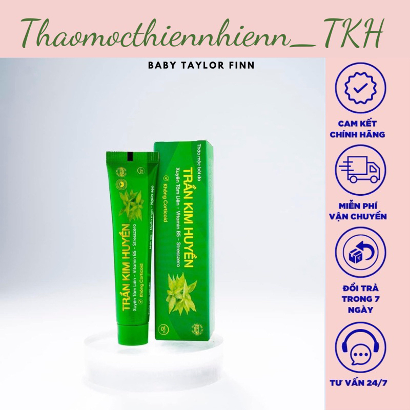 Thảo Mộc Bôi Da Trần Kim Huyền Tuýp 15g