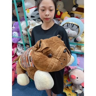 Chó Bông Mặt Xệ - Gấu Bông Con Chó Pug Mặt Nhăn - Thú Nhồi Bông To
