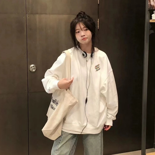 Focus local brand trắng fashion vintage áo sweater nỉ bông bigsize unisex levents 100%cotton