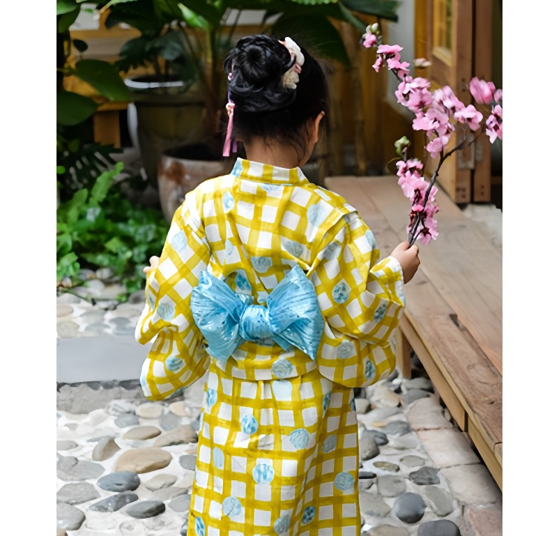 Kimono Trẻ Em Cách Tân Phong Cách Nhật Bản