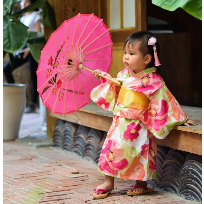 Kimono Trẻ Em Cách Tân Phong Cách Nhật Bản