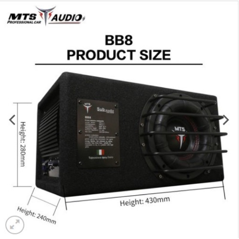 Loa Bass hơi MTS chính hãng