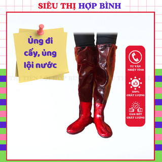 Ủng đi cấy, ủng lội nước dài qua đầu gối, ủng cấy, ủng lội ao, hồ, ủng cao su đi mưa