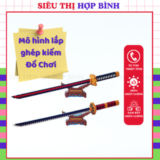 Mô hình lắp ghép kiếm Đồ Chơi Katana Linkgo, đồ chơi lắp ghép Thông Minh Cho mọi lứa tuổi