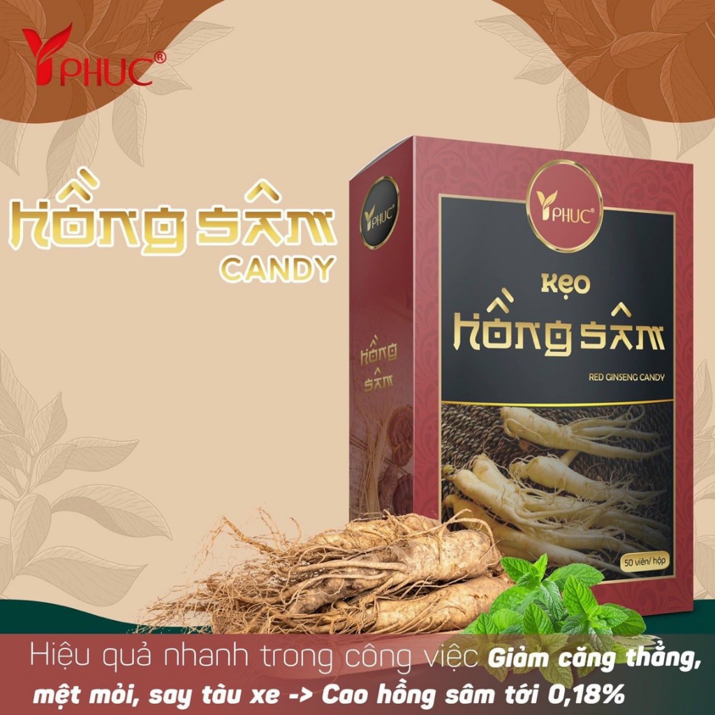 Kẹo Hồng Sâm  10 viên