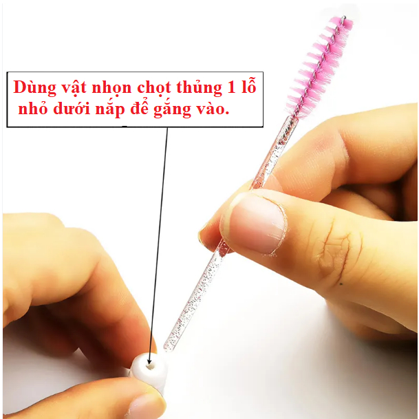 Ống đựng chổi chải mi  kích thước 13mmx100mm