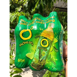 [Lốc 6 chai] Trà xanh Không Độ chai 455ml