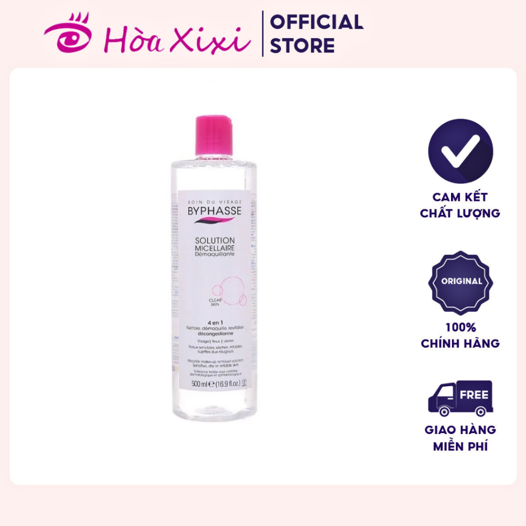 Nước Tẩy Trang Byphasse Solution Micerallaire Face 500ml