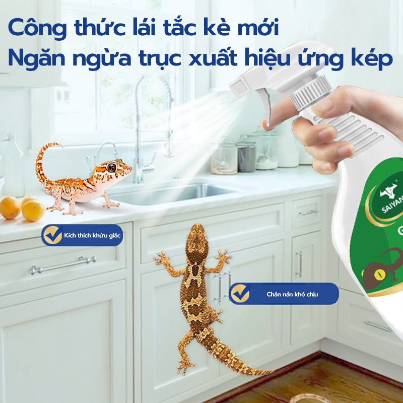 Xịt thằn lằn - Hiệu quả chỉ sau 1 lần sử dụng - Chai 500ml
