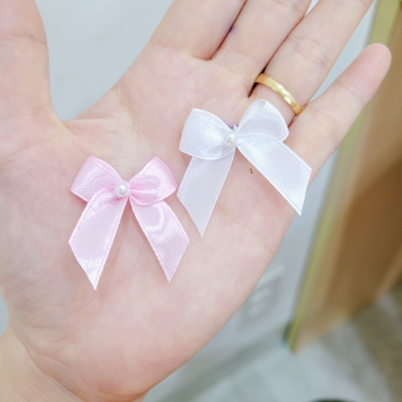 Nơ lụa nhí HÌNH VÀ VIDEO SHOP TỰ CHỤP