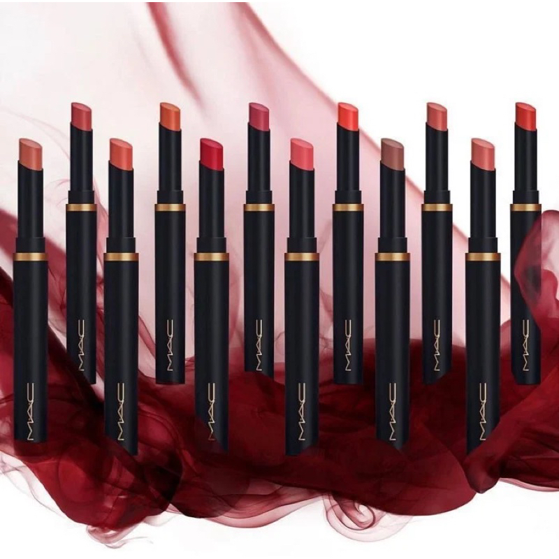 |AUTH - BILL US| 𝐌𝐀𝐂 𝐏𝐨𝐰𝐝𝐞𝐫 𝐊𝐢𝐬𝐬 𝐕𝐞𝐥𝐯𝐞𝐭 𝐁𝐥𝐮𝐫 𝐒𝐥𝐢𝐦 full size - full box