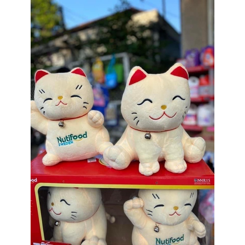 Bộ 2 gấu bông mèo thần tài
