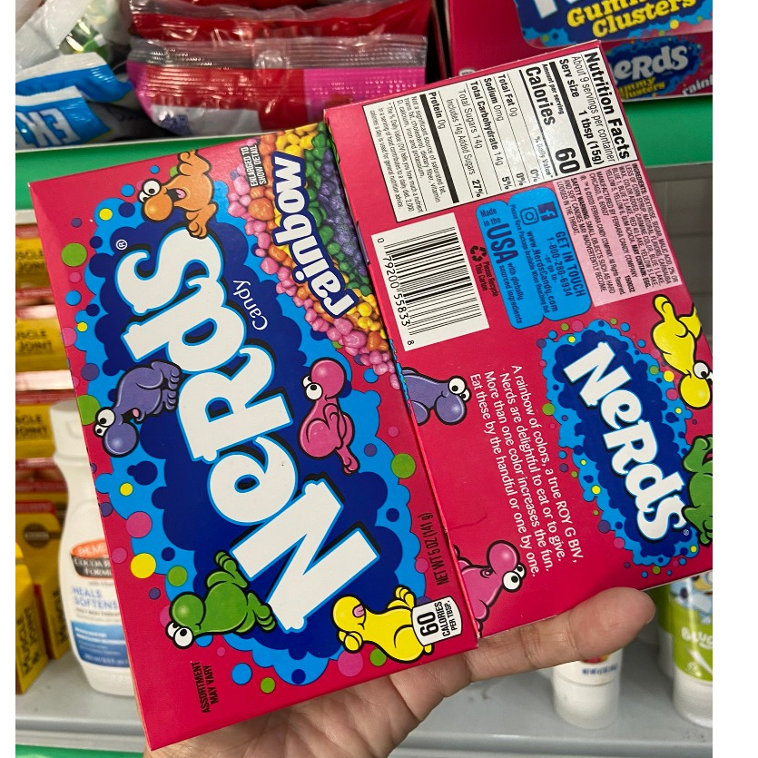 Kẹo trái cây Rainbow Nerds hộp 85g