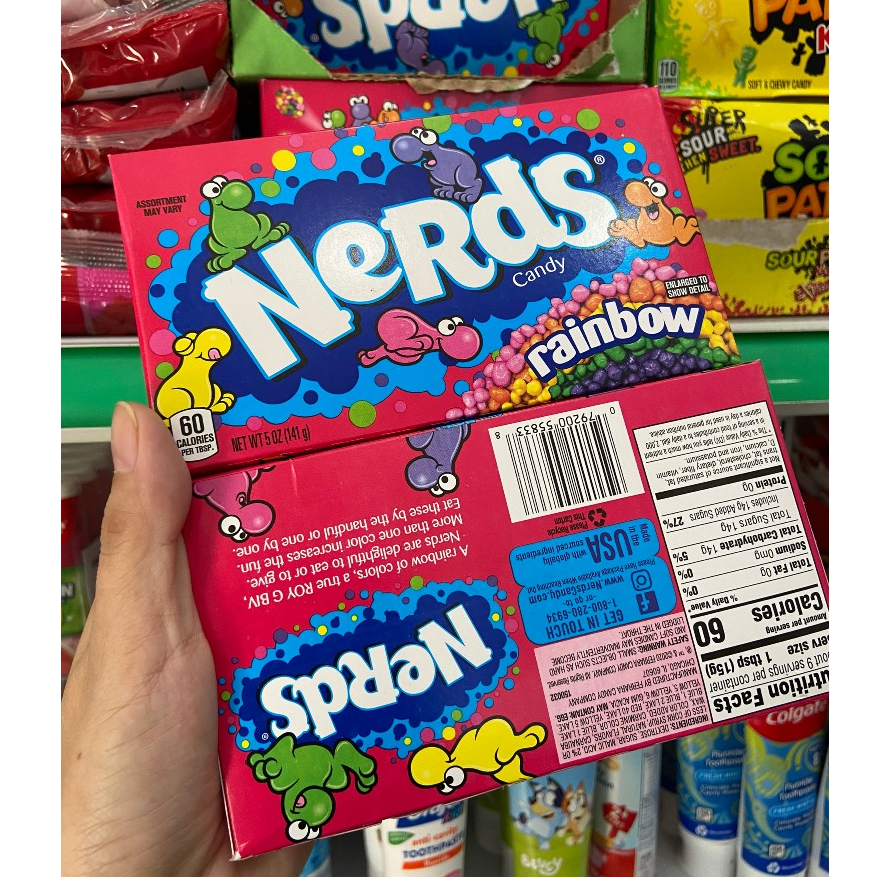 Kẹo trái cây Rainbow Nerds hộp 85g