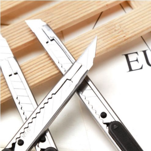 Dao rọc giấy inox Mini  tiện ích nhanh chóng loại xịn cho văn phòng