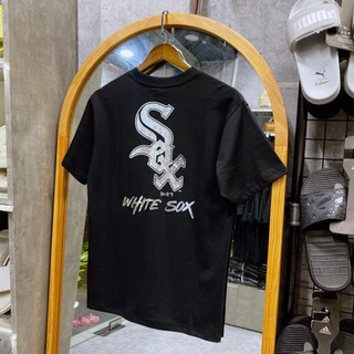 Áo tee new era - sox đen nhũ bạc new