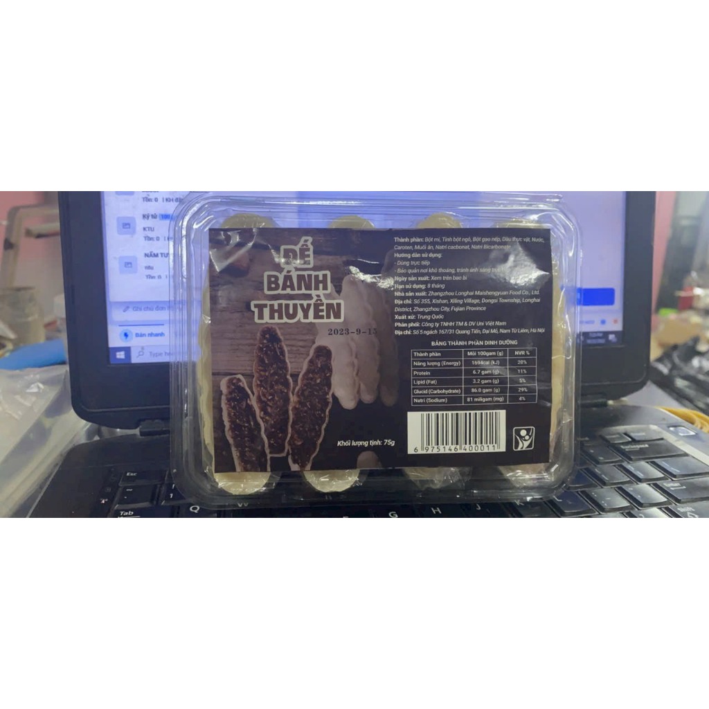 Đế bánh thuyền bịch 60 cái