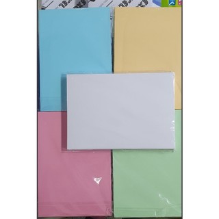 Giấy bìa màu A4, bìa Thái, Đài loan 180gsm trắng, vàng, hồng, xanh dương, xanh lá - xấp/ 100 tờ